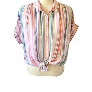 Striped Multicolor Women's Top